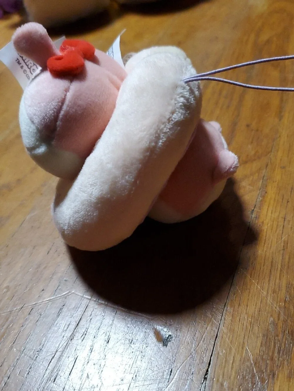 Anirollz Squishy Kitty Cat Donut Plush Keychain